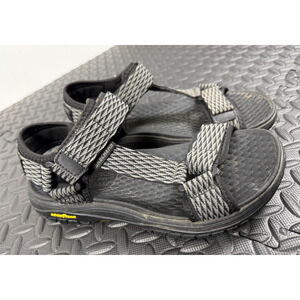 Skechers Arch Fit Sandals Shoes Womens Size 8 Black Athletic Comfort Walking BBK